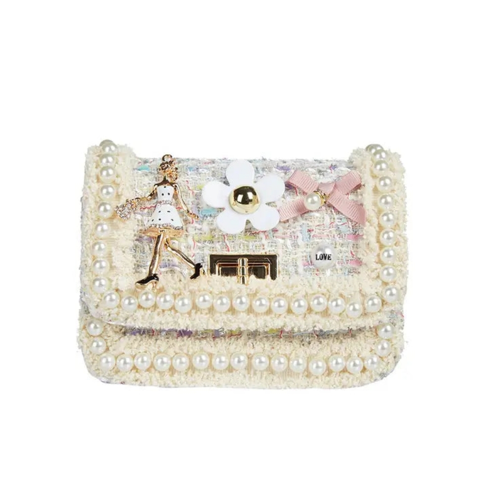 'Lady Belle' Cream Purse (Mom Version)